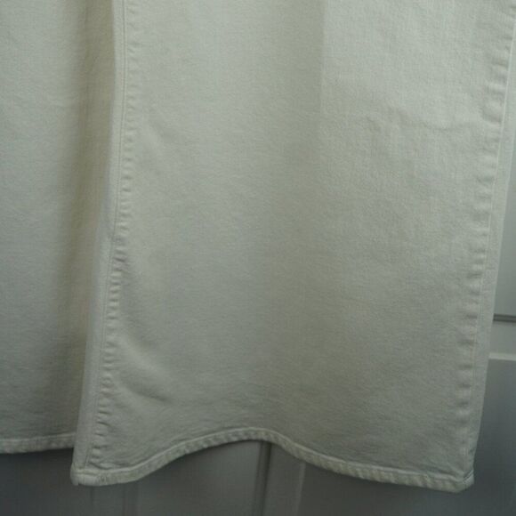 New Frame Le Palazzo Double Waistband Crop Wide Leg Jeans in Au Natural Clean 34 - Picture 7 of 15